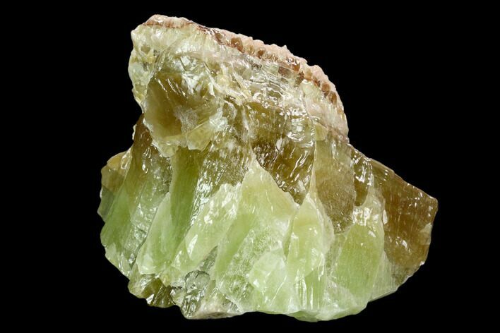 5.8" Free-Standing Green Calcite Display - Chihuahua, Mexico